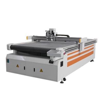 China Garment Industry CNC Oscillating Cutting Machine And Rotary Knife Cutting Machine 2 In 1 Fabric Cutting Machine for sale