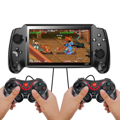 China 2021 New Arrival X20 Retro Handheld Video Game Console Built In 16GB 7 Inch 7.0