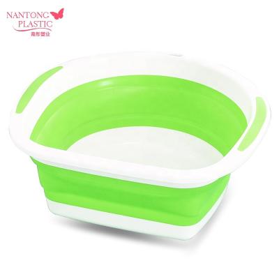 China Folding Folding Portable Wash Basin Travel Folding Outdoor Wash Basin for sale