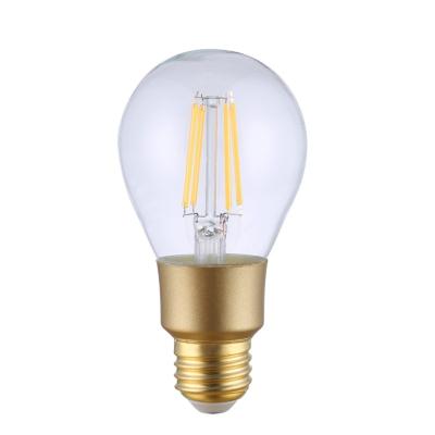 China Residential smart wifi control dimmable LED filament bulb new product indoor decorative time setting lighting for sale