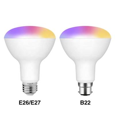 China BR30 12W Theme Park Smart Color Changing Light Bulb Led Bulb RGB Wifi Smart Led Light Bulbs for sale