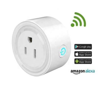 China Residential / Multi-Purpose US WiFi Smart Plug Control Smart Plug Works With Google Home And Alexa for sale