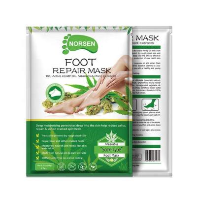 China Custom Nourishing Nourishing Brightening Firming Exfoliating Foot Repair Mask For Men And Women for sale