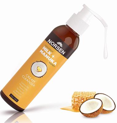 China Acne Treatment Best Selling Acne Treatment Custom Skin Care Skin Whitening Pool Repairing Honey Face Clean Coconut Milk and Wash Private Label Face for sale