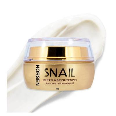 China Wholesale Private Label Skin Care Snail Repair Nourishing Organic Face Cream for sale