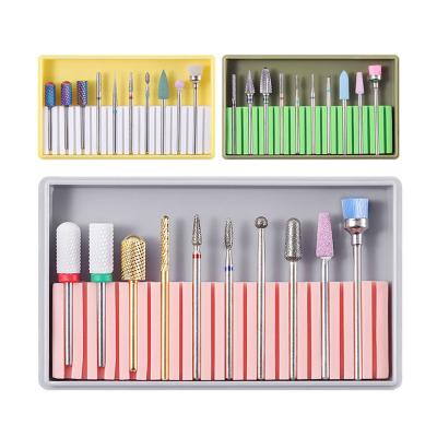 China Wholesale Nail Salon Nail Salon Tungsten Steel Alloy Tungsten Steel Carbide 10 PCS Nail Drill Bit Set Accessories Drill Bit Set For Nails for sale