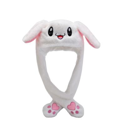 China Plush Led Animal Shaped Cute Bunny Hat Bunny Ear Wholesale Hat For Sale for sale