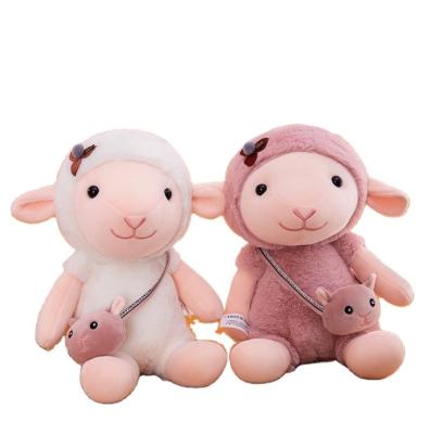 China 2020 new design plush toy lamb soft plush sheep colorful stuffed baby lamb wholesale for sale