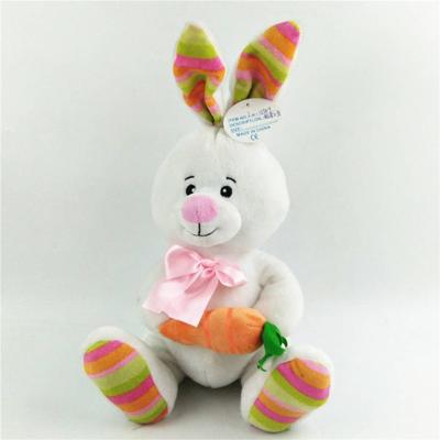 China Plush Animated Cute Rabbit Plush Easter Bunny Stuffed Rabbit Ear Long for sale