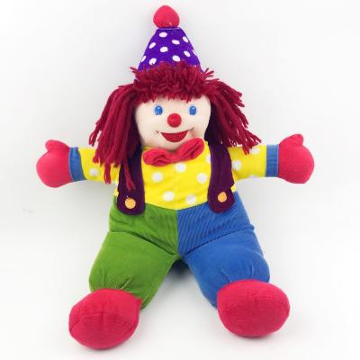 China High Quality Soft Stuffed Plush Doll Toy / Custom Funny Clown Plush Stuffed Toy for sale