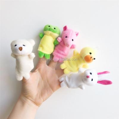 China Plush EU Standards Plush Finger Puppet Toys Animal Finger Puppet for sale