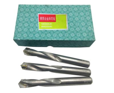 China Drilling Holes Tungsten Carbide Tipped Twist Drill Bits for sale