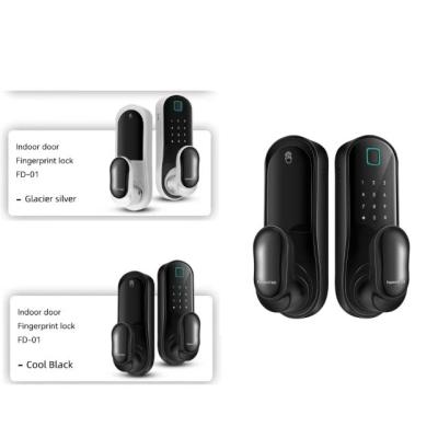 China APP Home Entrance TTlock Office Apartments Smart Fingerprint Door Lock Made of Aluminum Alloy Material for sale