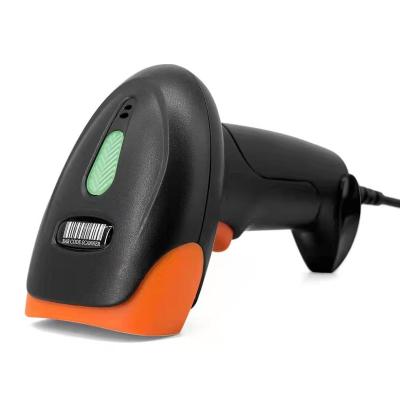 China Hot Sales ABS+PC Barcode Scanners Wireless Handheld 1D 2D Barcode Reader Laser QR Barcode Scanner for Supermarket for sale