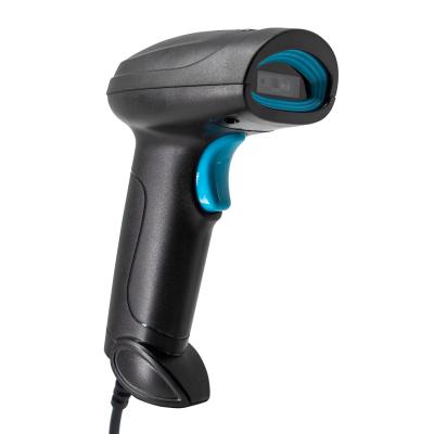 China ABS+PC Wired Handheld Portable Barcode Scanner Laser Barcode Reader 1D Barcode Scanner With Cable for sale