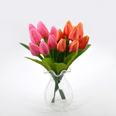 China Natural Touch Multi Colors Artificial Silk Flower Tulip With Cheap Price for sale