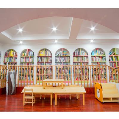 China New arrival modern design montessori toys for toddlers reading room kindergarten school cabinet design for sale