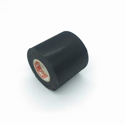 China Black Home Non Adhesive PVC Wrapping Tape For A/C Air Conditioner Insulation Pipe for sale