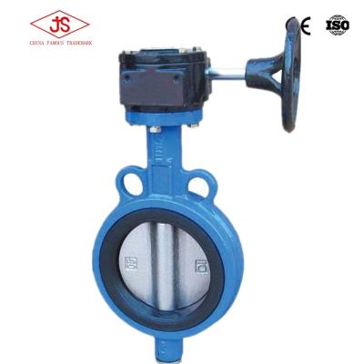 China general worm gear cast iron butterfly valve from china manufacturer for sale