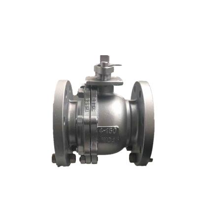 China General Investment Casting Flange Class 150 ANSI Stainless Steel Ball Valve Wcb/CF8/CF8m Fire Safe for sale