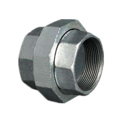 China high quality steel pipe fittings with galvanized zinc plating surface mating equal for sale