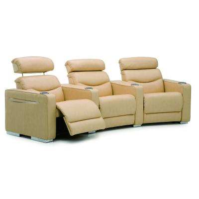 China Hot Seller Recliner Leather Living Room Furniture 3 Seaters Electric Recliner Sofa for sale