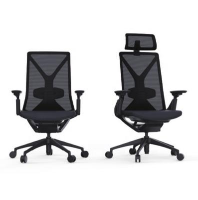 China Modern Special Design Ergonomic Y Chair 4D Office Chair Italy Chenille Ergonomic Adjustable Wires Mesh Seat For Office Furniture for sale