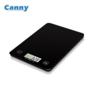 China Kitchen Scales Black 5000g Careful Design Fashion Food LCD Display Digital Kitchen Scale for sale