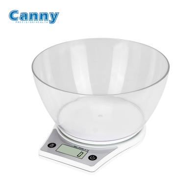 China Scale for Food Weight Cautious Electric Scale Kitchen Food Counterbalance Digital Scale with Bowl for sale