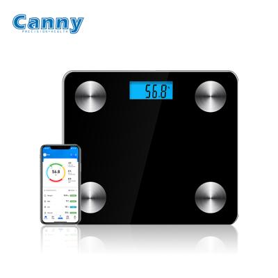 China For Body Measurements Cautious Amazon Selling Body Fat Scale With Free APP Smart Blue-tooth Scale for sale