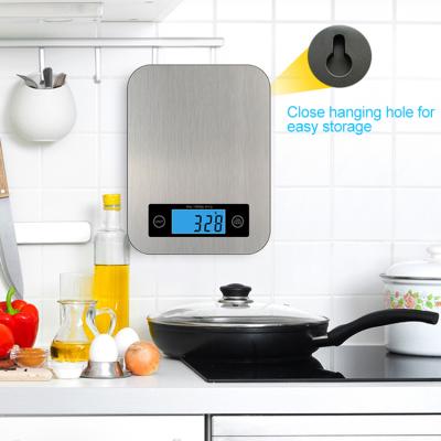 China High Quality Smart App Canny Digital Cook Coffee Scale Manual 10000G 1G Kitchen Food Scale for sale