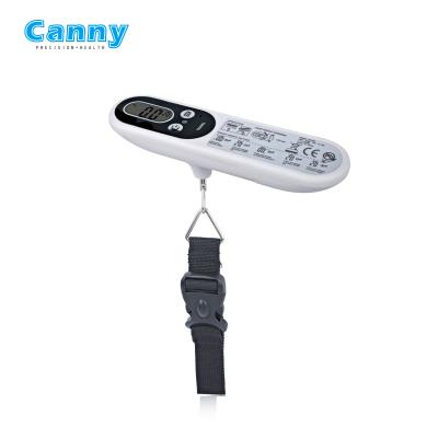 China 50KG LCD Backlight Plastic Auto On/Off ABS Mini Travel Scales Electronic Portable Hanging Digital Weigjing Luggage Scale for sale