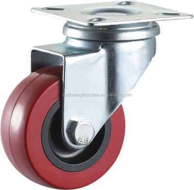 China 50kgs Non-marking Wheel For General Purpose Caster Wheel 2inch 50mm TPU Polyurethane Swivel Light Duty Caster for sale