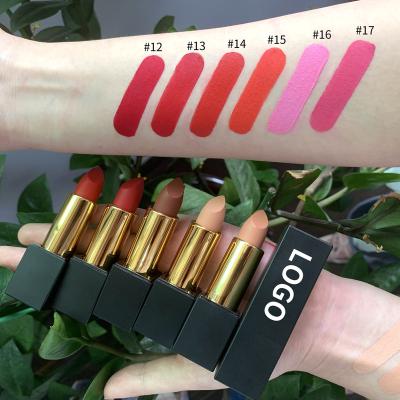 China 100% Naked Soild Lip Cream Private Label Lipstick Vegan Dye Waterproof High Moisturize Cruelty Free Lipstick for sale