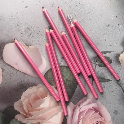 China Vegan Lip Pencil Waterproof Private Label Lipliner Matte Pink Lip Liner for sale