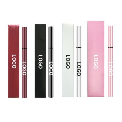 China Custom Logo Waterproof Eye Liner Pen No Glue No Magnetic Eyelashes With Waterproof Adhesive Eyeliner Pen for sale