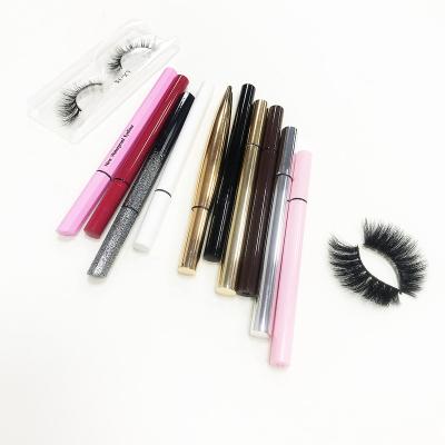 China Eyes Waterproof Private Label Professional Eyelash No Glue Pen Eyeliner Eye Wick Eyelash Adhesive Glue for sale