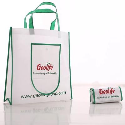 China Recyclable cheap custom folding bag, shopping bag, foldable bag for sale