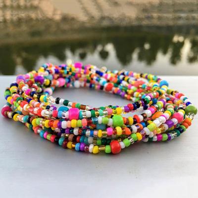 China Custom Size Crystal Beads Women Puff Chain Plus Size Seller Colored Link On For Weight Loss for sale