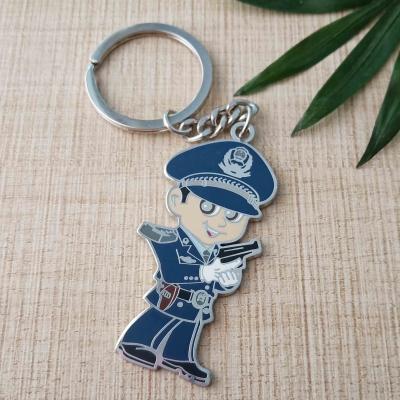 China Metal enamel keychain key chain /custom design enamel keychain /nice metal key tag fob for sale