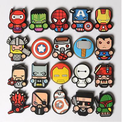 China Shape PVC High Quality Soft Marvel Hero Fridge Magnet for sale