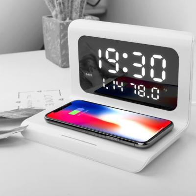 China Mobile Phone Top Selling Alarm Clock Amazon Wireless Charger For iPhone for sale