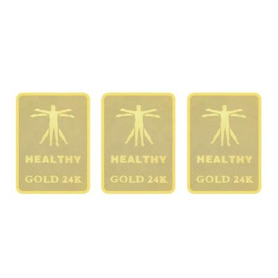 China 24k Gold Chip Cell Phone Anti Radiation Stickers 5g Radiation Quantum Shield Emf Protection Anti Radiation With OEM for sale