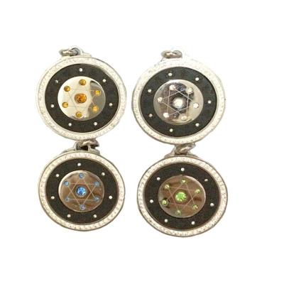 China Current Quantum Japan Science Round Pendant Scalar Germanium Energy Pendant Necklace Jewelry Silver And Gold for sale