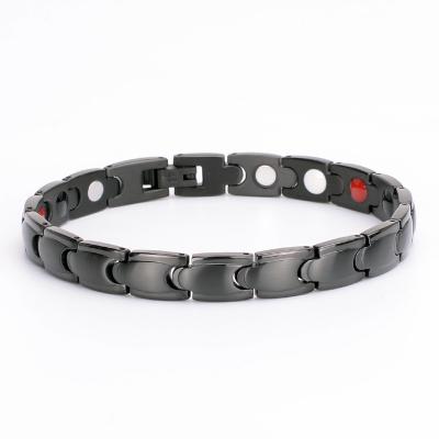 China Stock OEM quantum energy bracelet titanium bracelet women titanium steel bracelet for sale