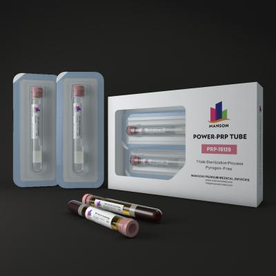 China MANSON OEM Platelet Rich Plasma Power PRP Tube with Activator for sale