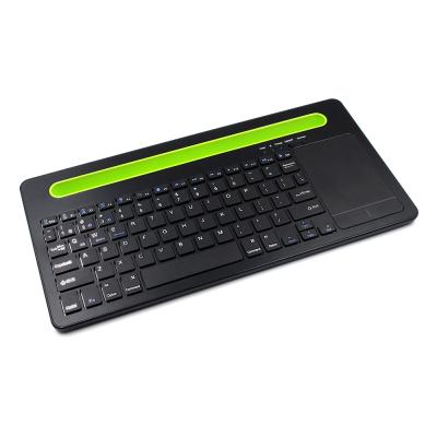 China Ergonomic Mini Wireless Tablet Bluetooth Dual Mode Keyboard With Touchpad for sale