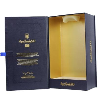 China Recycled Materials Factory Price Recyclable Luxury Bronzing Stylish Custom Made Magnetic Gift Box For Men for sale