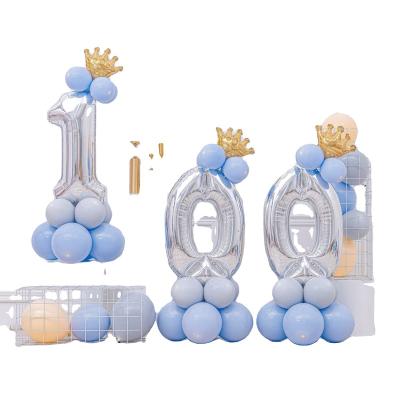 China Metallic Advertising Garland Arch Set For Baby Shower Birthday Party Decoration Toy Balloons Arch Kit Latex Balloons for sale