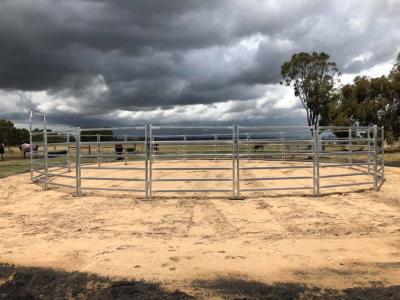 China 18 Portable Horse Stall Panels HEAVY Duty Outdoor Animal Enclosure with Gate for sale